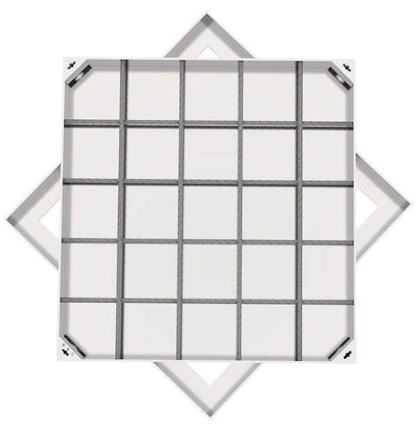 道真不锈钢方井展示